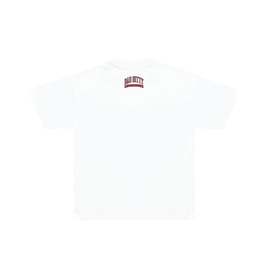 GREY/RED BAD BITTY UNIVERSITY TEE
